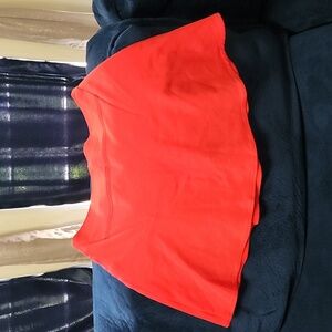 Zara Basic orange miniskirt